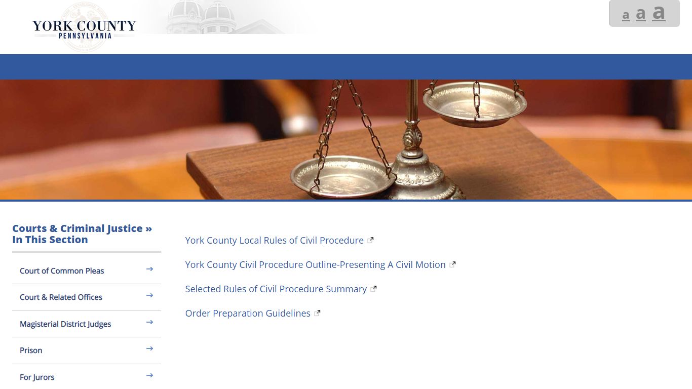 Local Rules Of Civil Procedure - York County, Pennsylvania