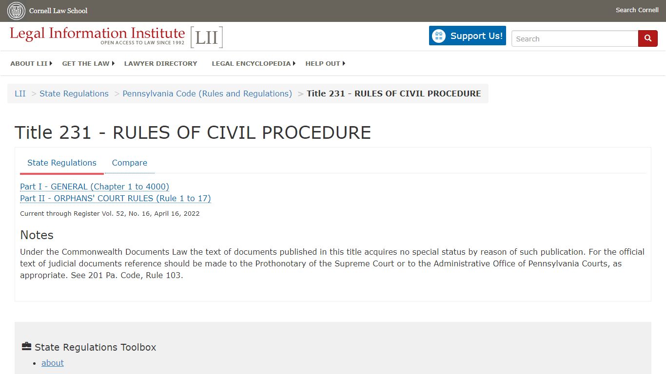 Title 231 - RULES OF CIVIL PROCEDURE - LII / Legal Information Institute